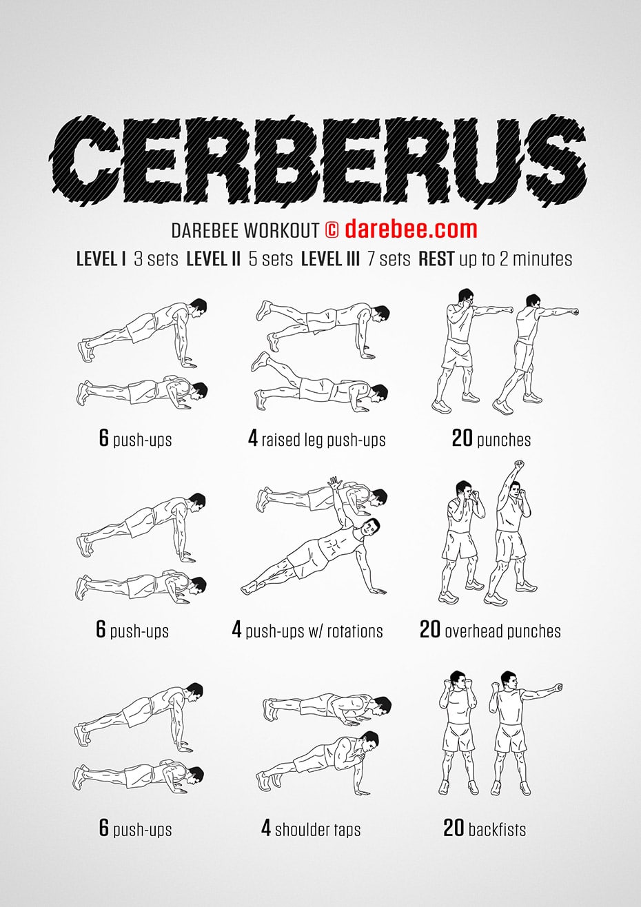 Cerberus Workout by Darebee