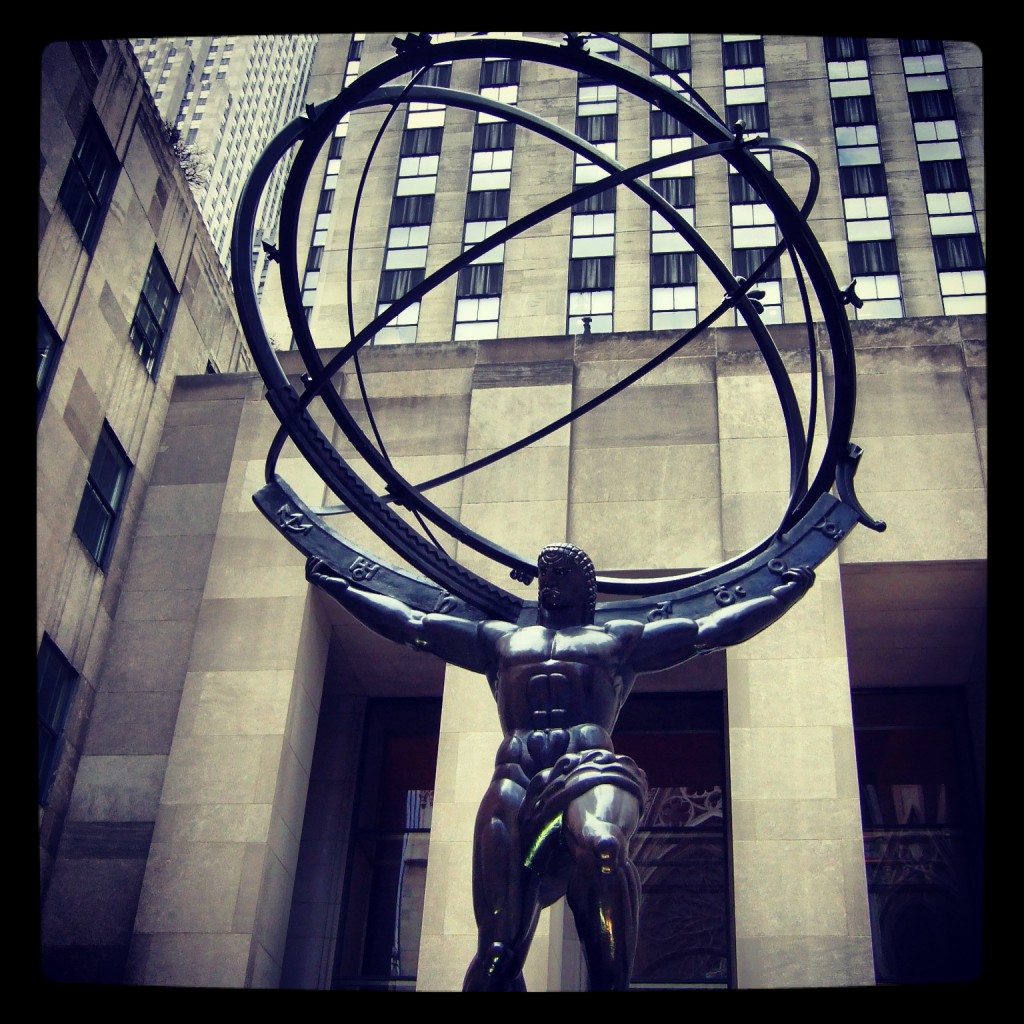 World in my handy (Rockefeller Center) || Tim Wullbrandt