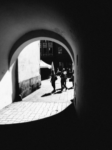 Schatten in Krakau