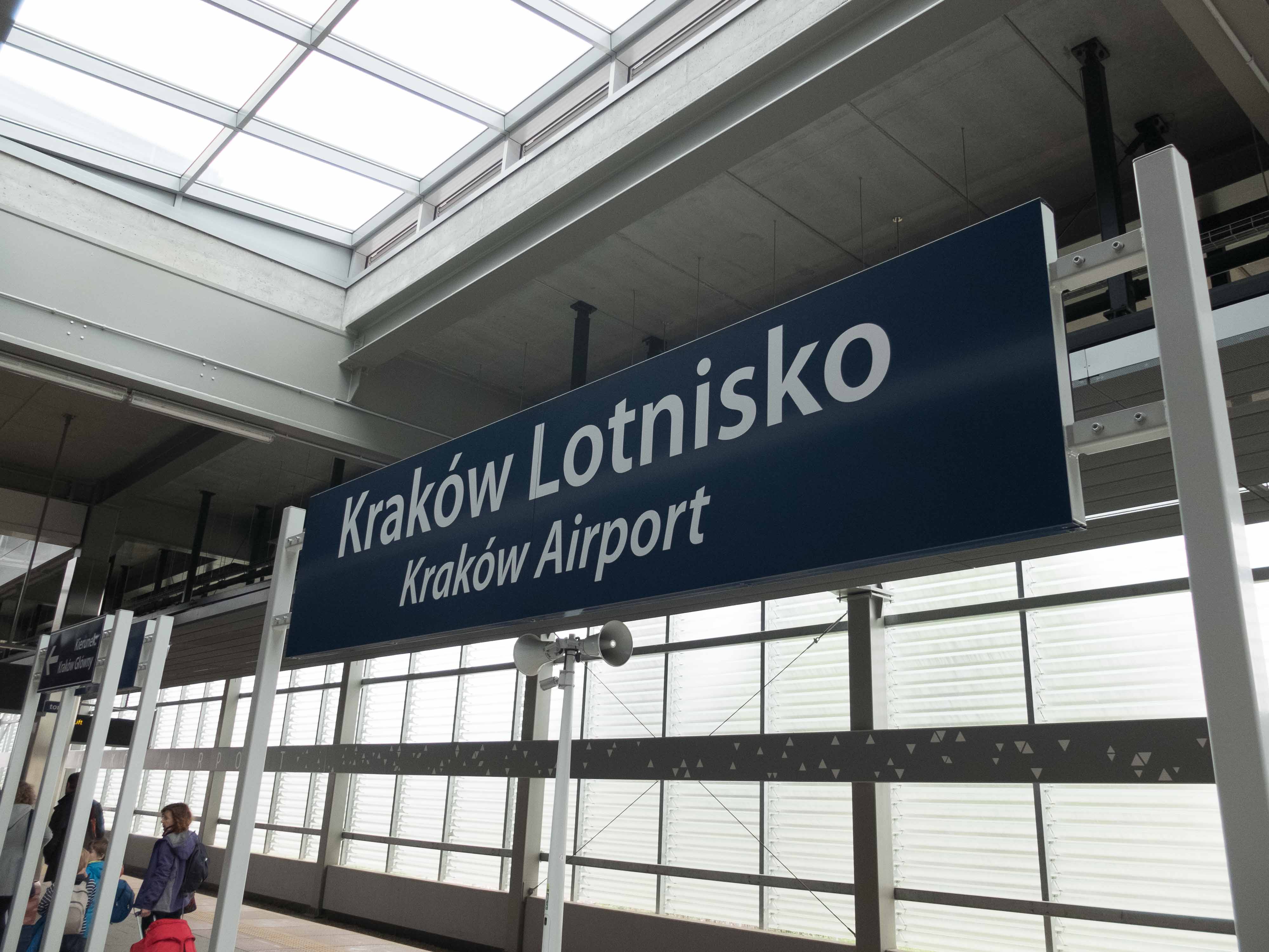 Krakau - Bahnhof am Flughafen